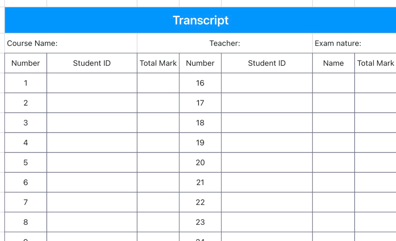 Transcripts 1